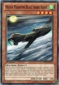 Mecha Phantom Beast Sabre Hawk (27) (SHSP) - YuGiOh Single