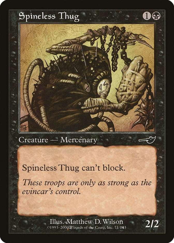 Spineless Thug (71) [NMS] - MTG Single