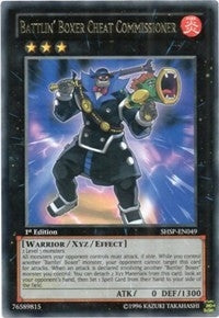 Battlin’ Boxer Cheat Commissioner (49) (SHSP) - YuGiOh Single