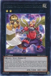 Number 64: Ronin Raccoon Sandayu (51) (SHSP) - YuGiOh Single