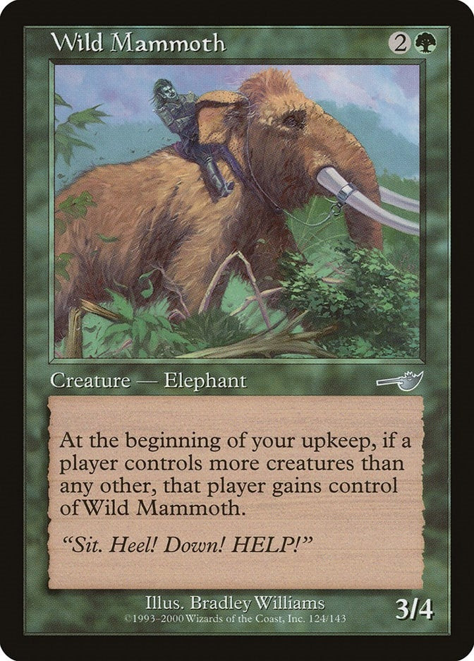 Wild Mammoth (124) [NMS] - MTG Single