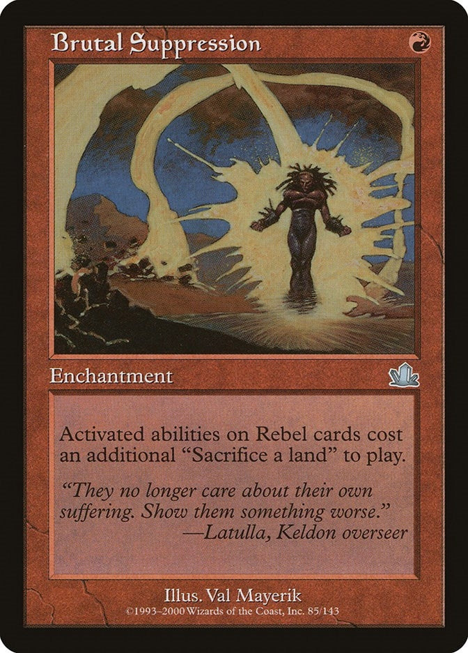 Brutal Suppression (85) [PCY] - MTG Single