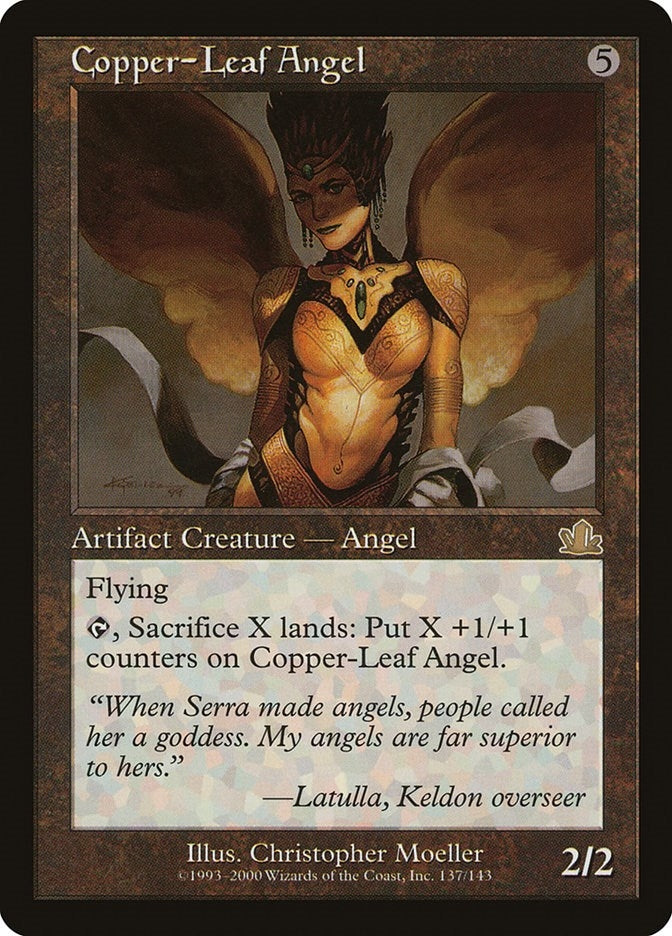Copper-Leaf Angel (137) [PCY] - MTG Single