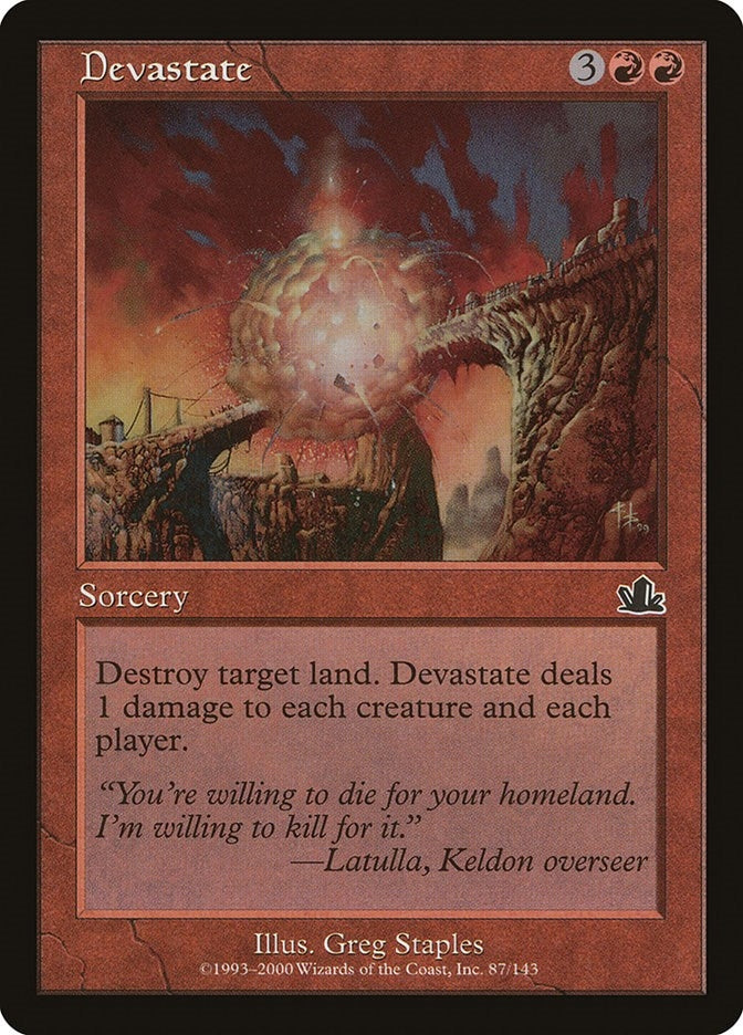 Devastate (87) [PCY] - MTG Single