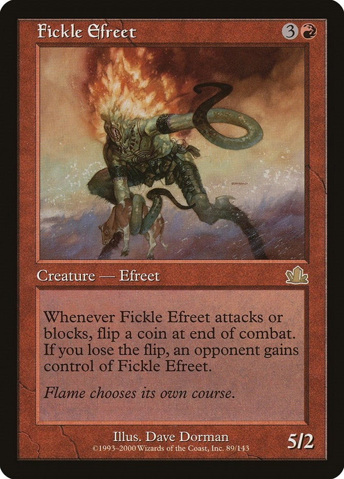 Fickle Efreet (89) [PCY] - MTG Single