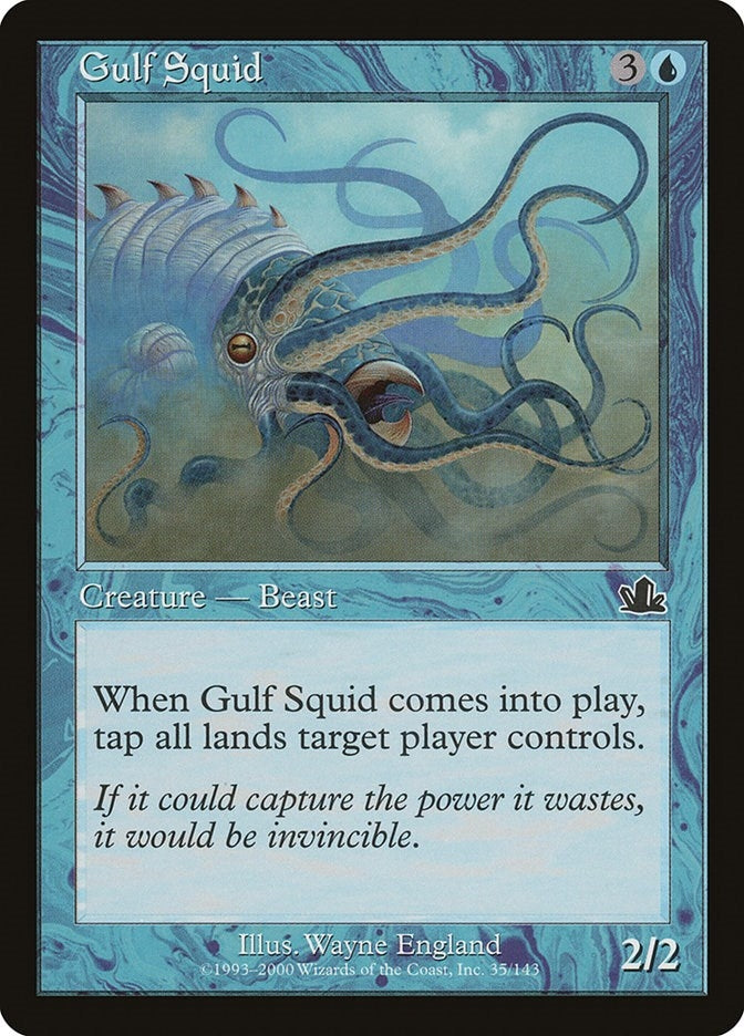 Gulf Squid [PCY] - MTG Single