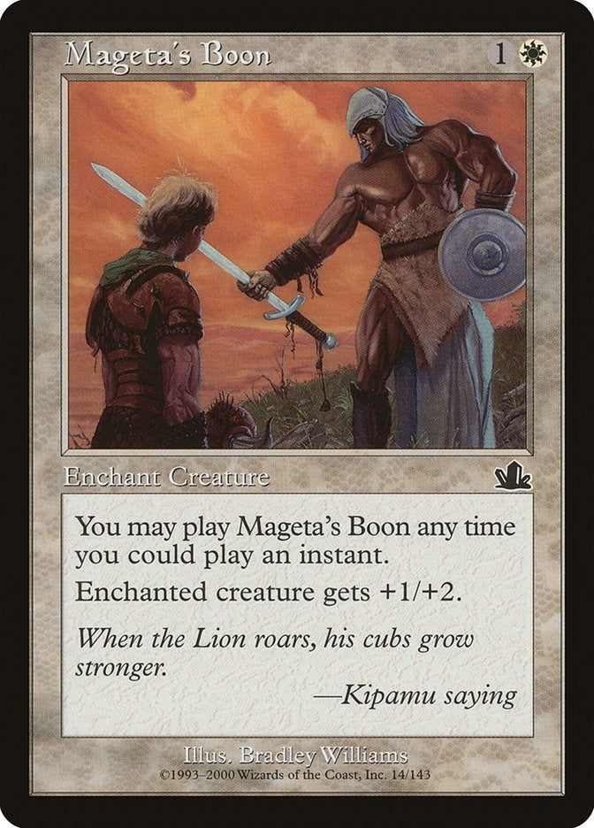 Mageta’s Boon [PCY] - MTG Single