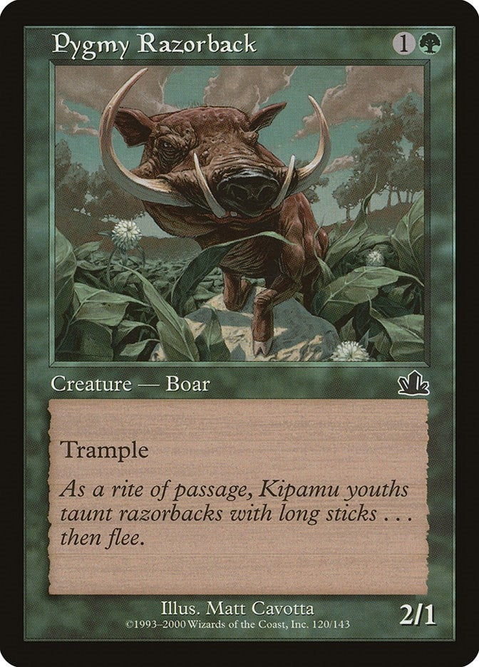 Pygmy Razorback [PCY] - MTG Single