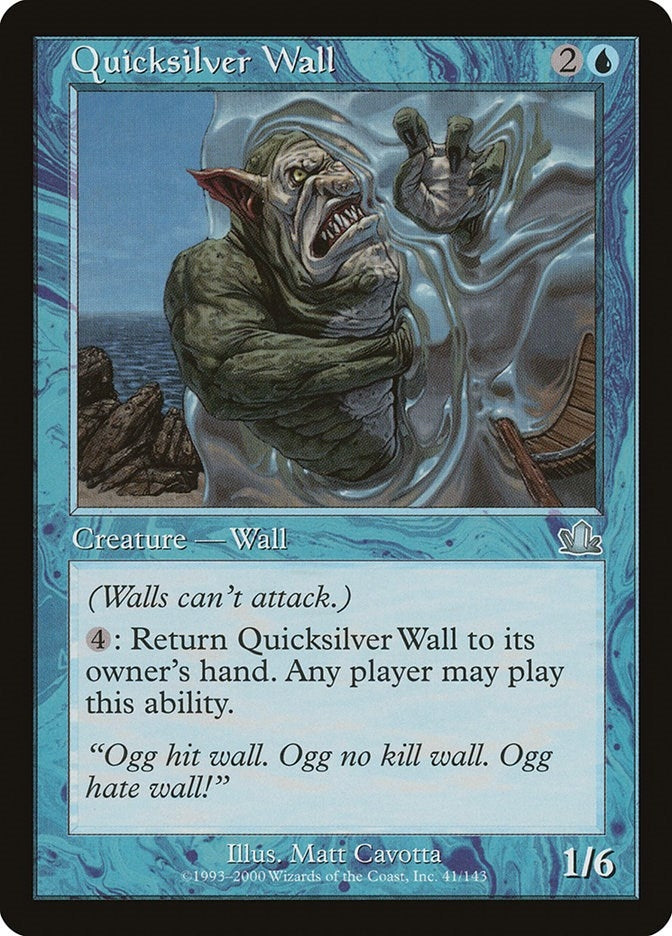 Quicksilver Wall [PCY] - MTG Single