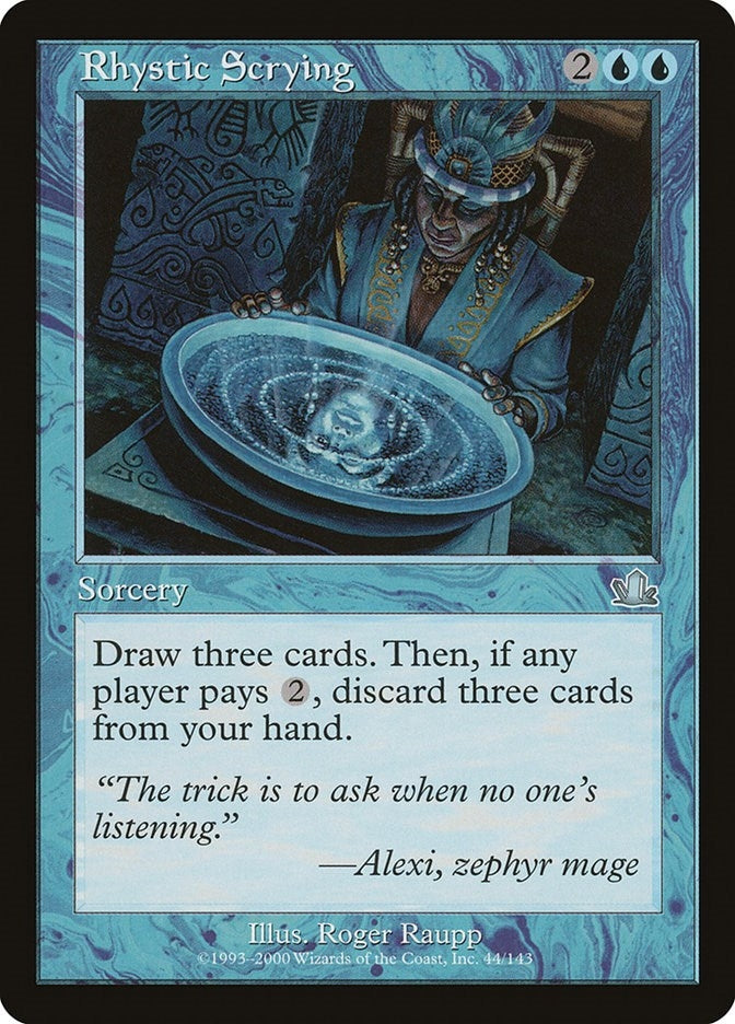 Rhystic Scrying (44) [PCY] - MTG Single