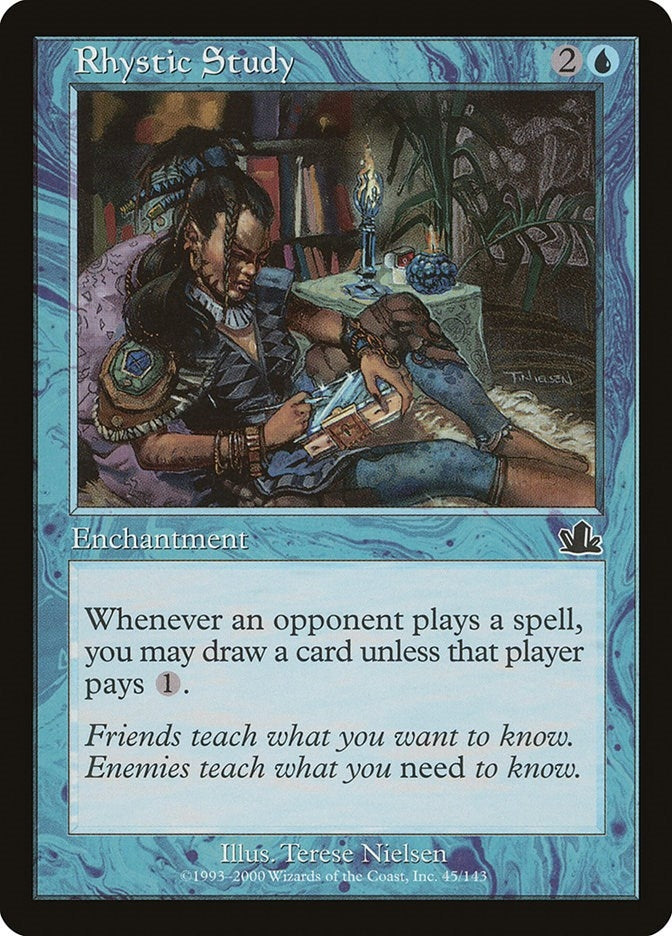 Rhystic Study (45) [PCY] - MTG Single