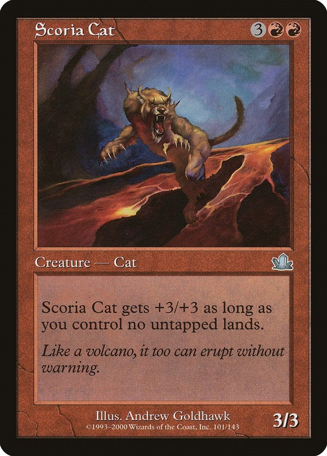 Scoria Cat [PCY] - MTG Single