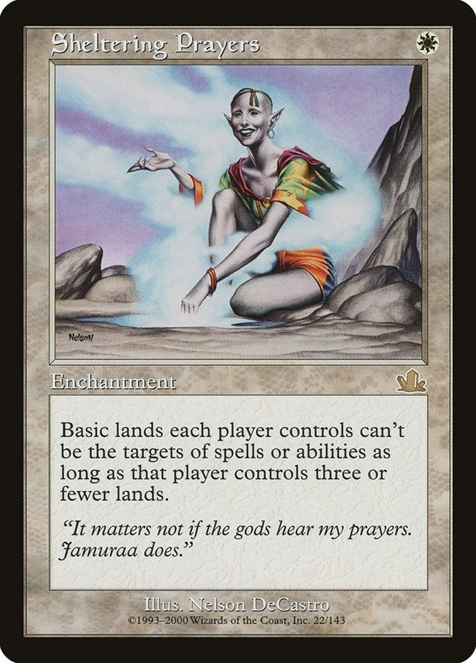 Sheltering Prayers [PCY] - MTG Single