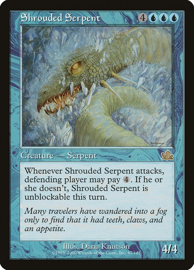 Shrouded Serpent [PCY] - MTG Single