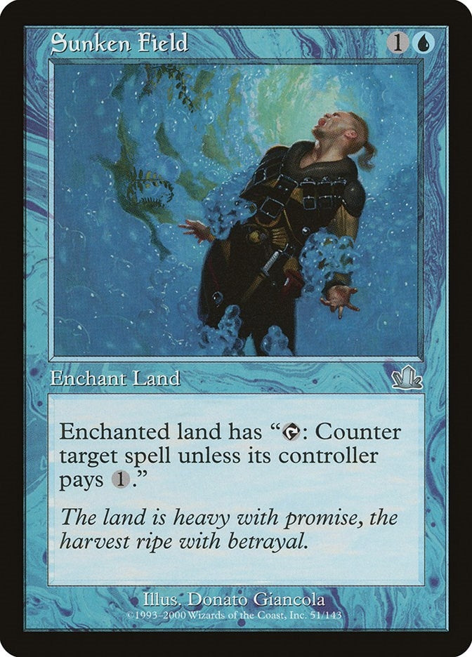 Sunken Field (51) [PCY] - MTG Single