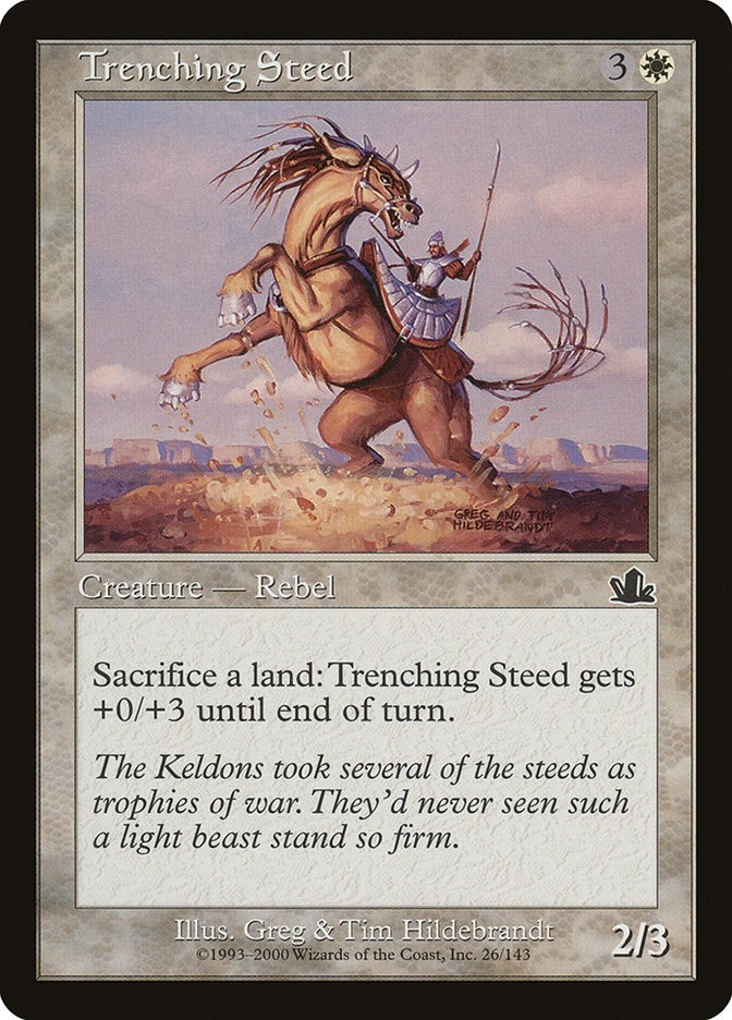 Trenching Steed [PCY] - MTG Single