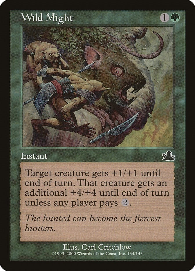 Wild Might [PCY] - MTG Single