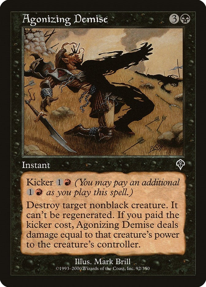 Agonizing Demise (92) [INV] - MTG Single