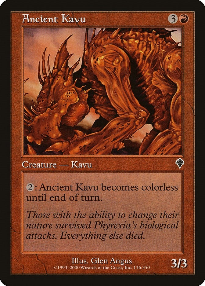 Ancient Kavu (136) [INV] - MTG Single