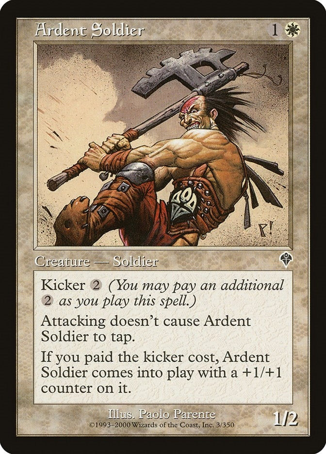 Ardent Soldier (3) [INV] - MTG Single