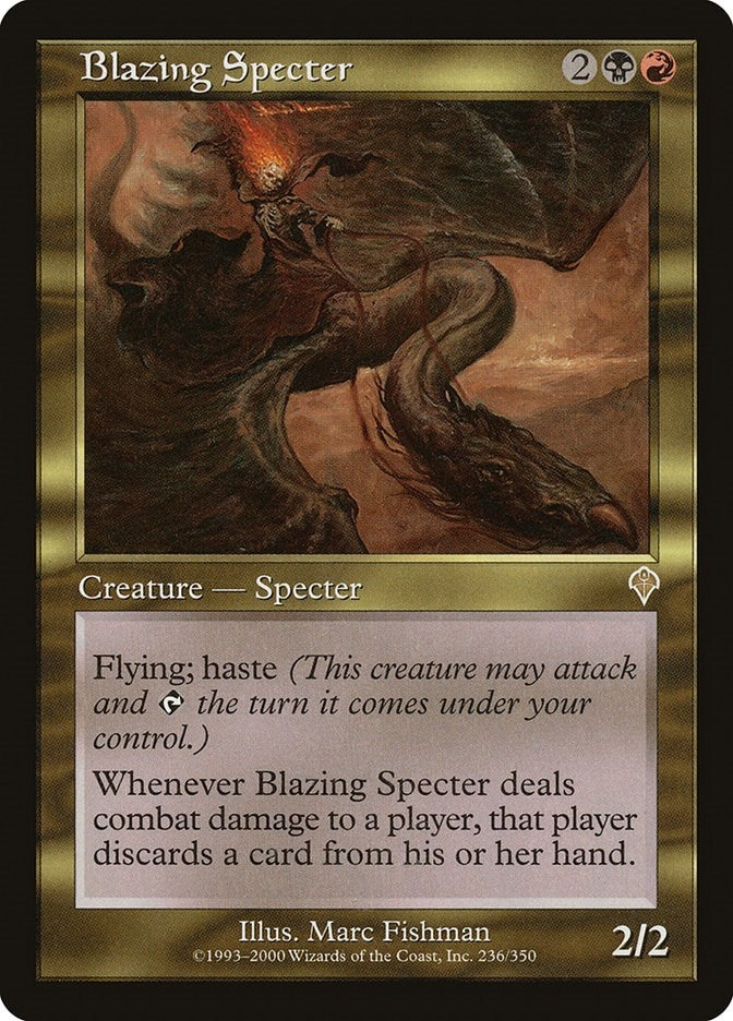 Blazing Specter (236) [INV] - MTG Single