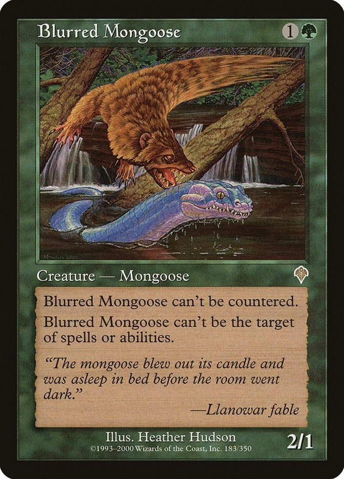 Blurred Mongoose (183) [INV] - MTG Single