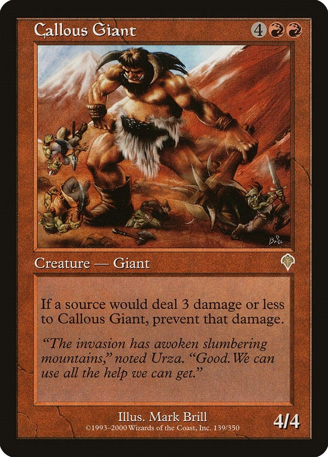 Callous Giant (139) [INV] - MTG Single
