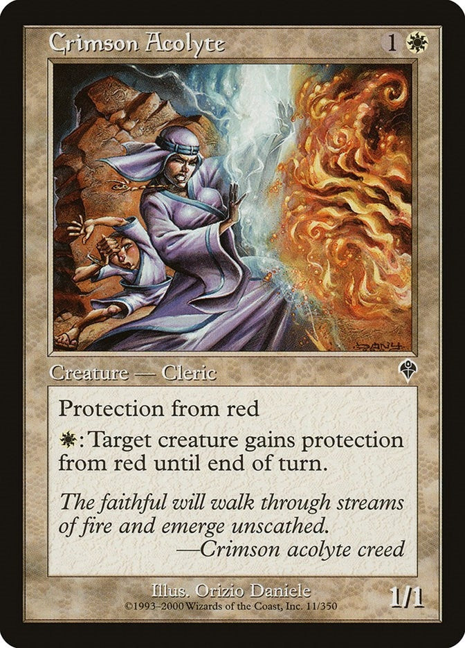 Crimson Acolyte (11) [INV] - MTG Single
