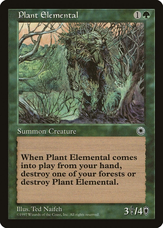 Plant Elemental [POR] - MTG Single