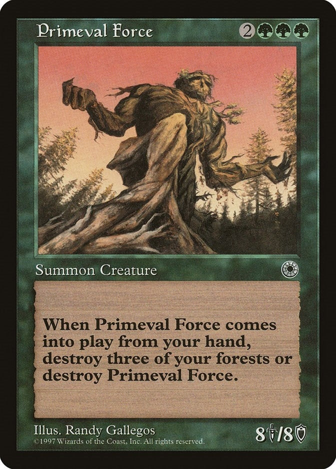 Primeval Force [POR] - MTG Single