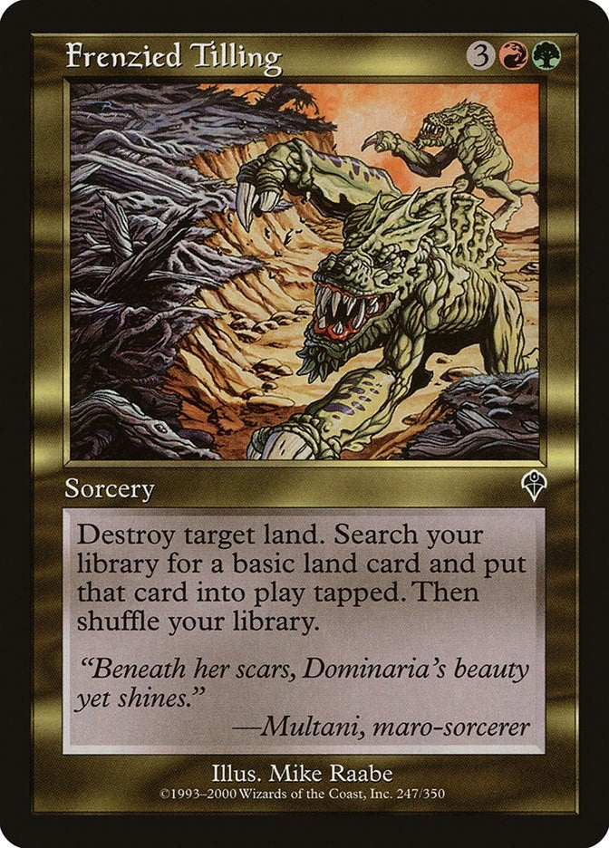 Frenzied Tilling (247) [INV] - MTG Single