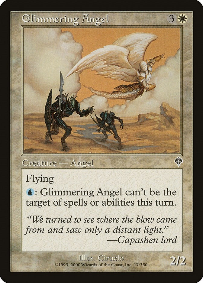 Glimmering Angel (17) [INV] - MTG Single