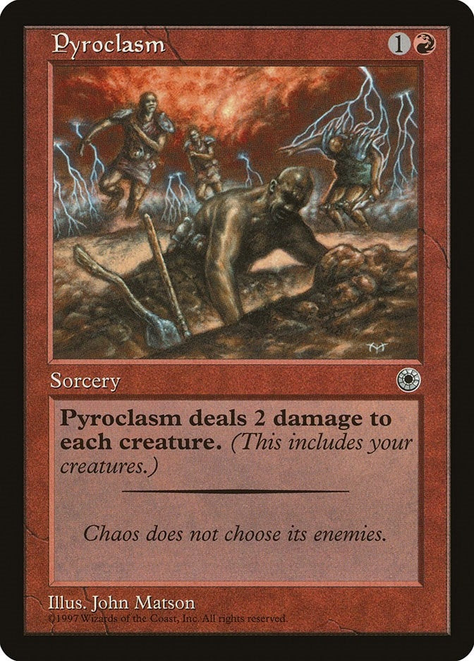 Pyroclasm [POR] - MTG Single