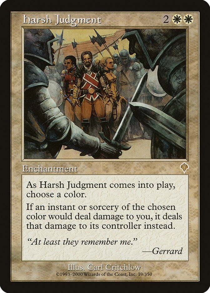 Harsh Judgment (19) [INV] - MTG Single