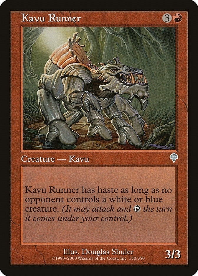 Kavu Runner (150) [INV] - MTG Single