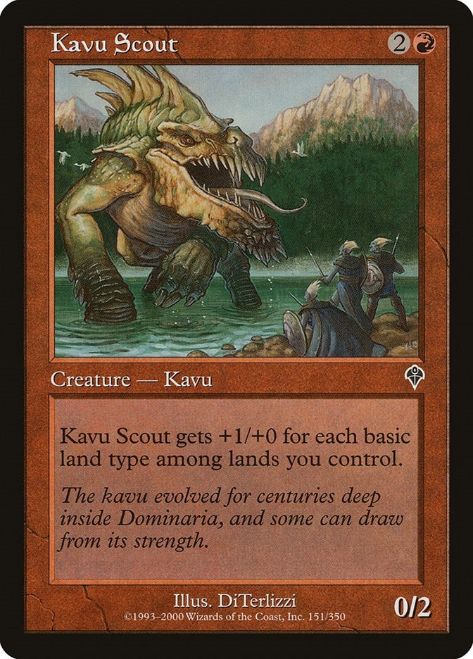 Kavu Scout (151) [INV] - MTG Single