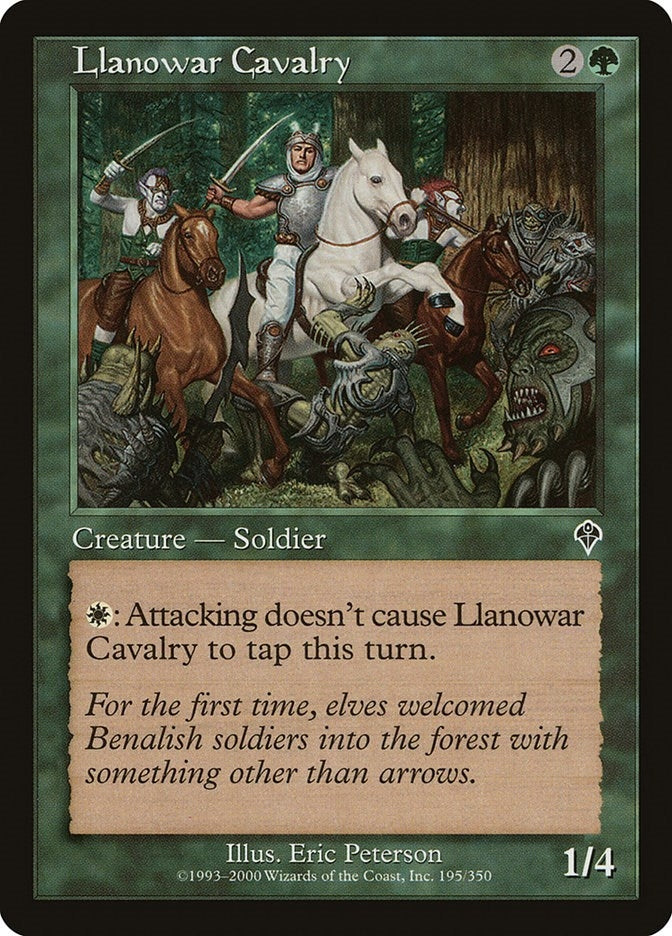 Llanowar Cavalry (195) [INV] - MTG Single