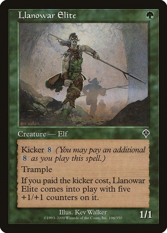 Llanowar Elite (196) [INV] - MTG Single