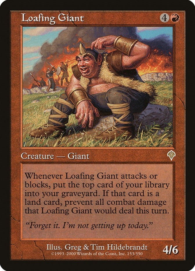 Loafing Giant (153) [INV] - MTG Single