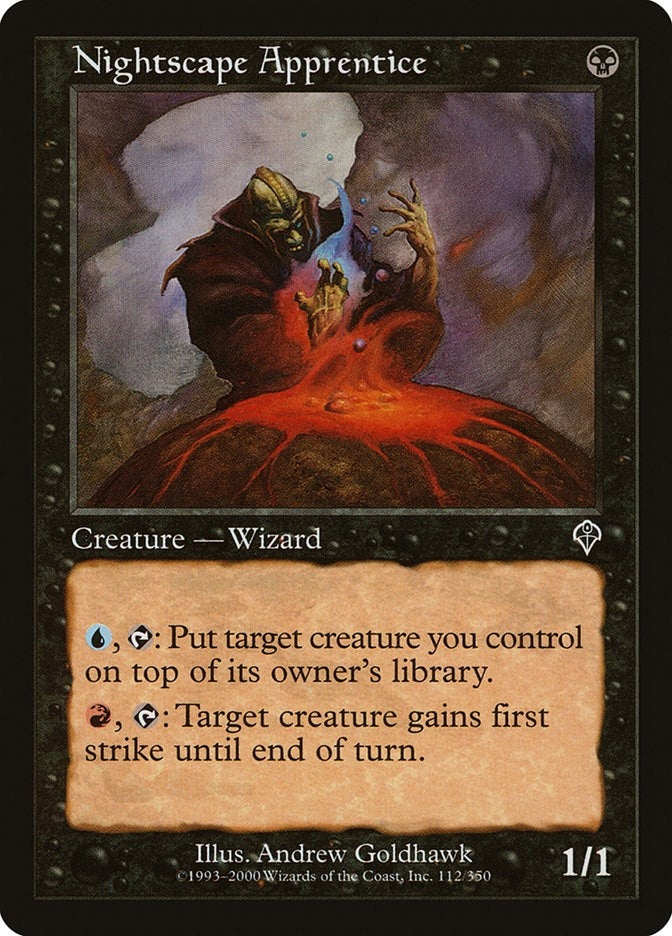 Nightscape Apprentice (112) [INV] - MTG Single