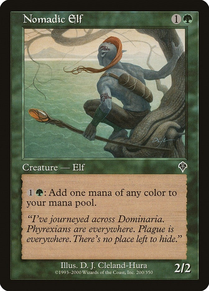 Nomadic Elf (200) [INV] - MTG Single