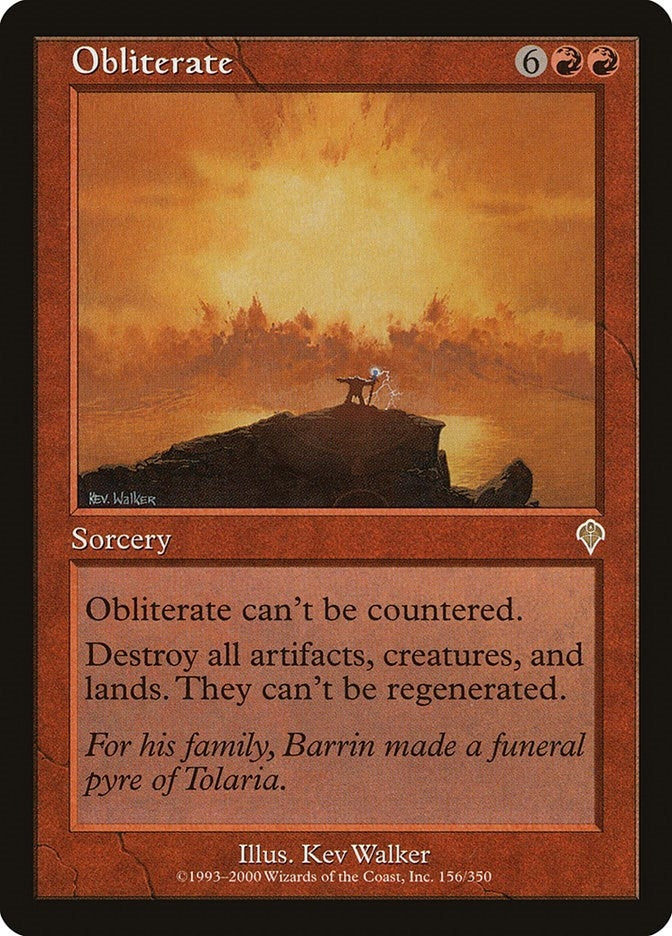 Obliterate (156) [INV] - MTG Single