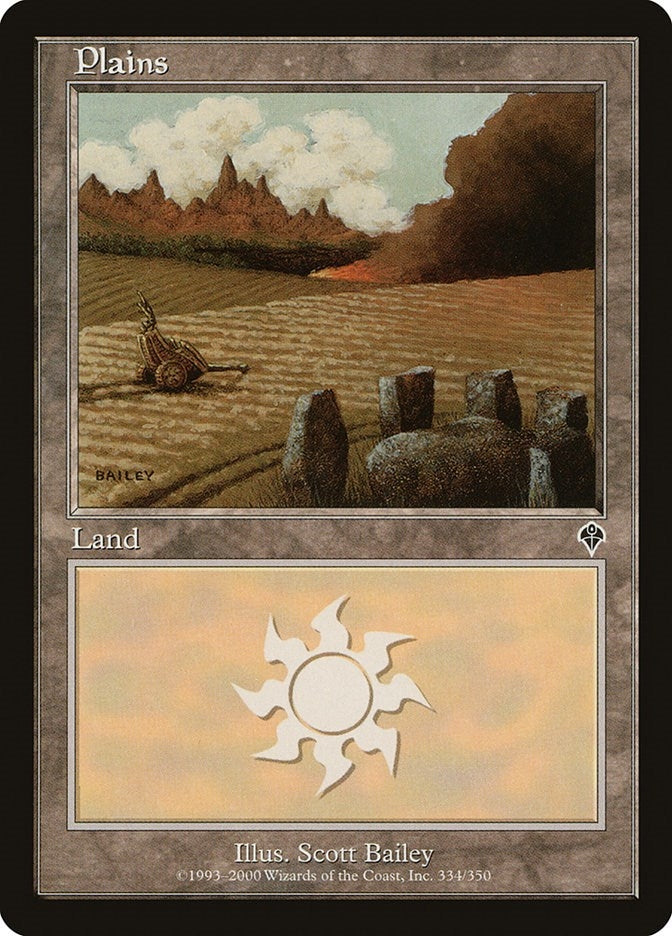 Plains (334) (334) [INV] - MTG Single