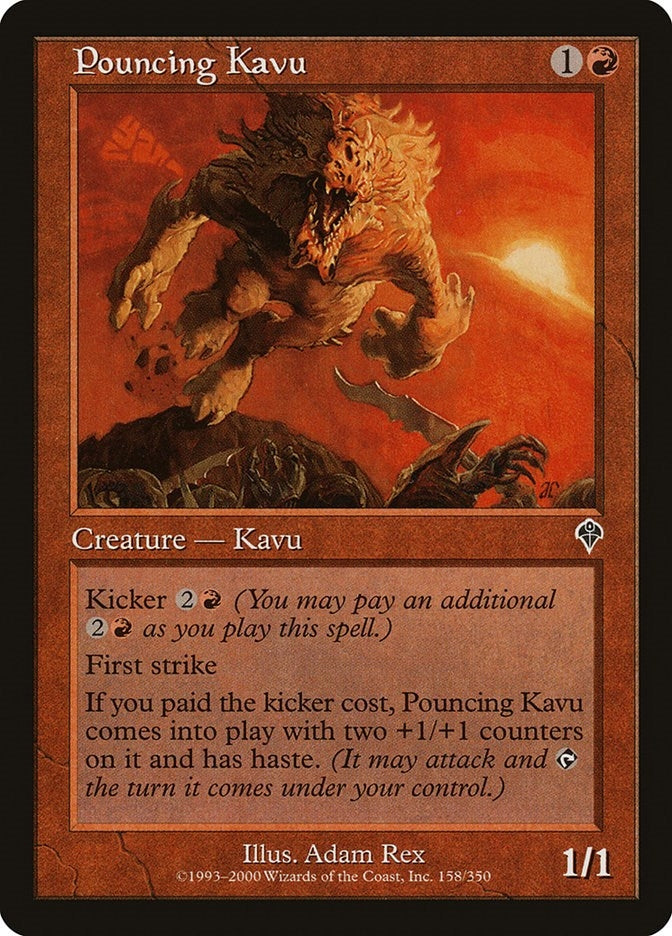 Pouncing Kavu (158) [INV] - MTG Single