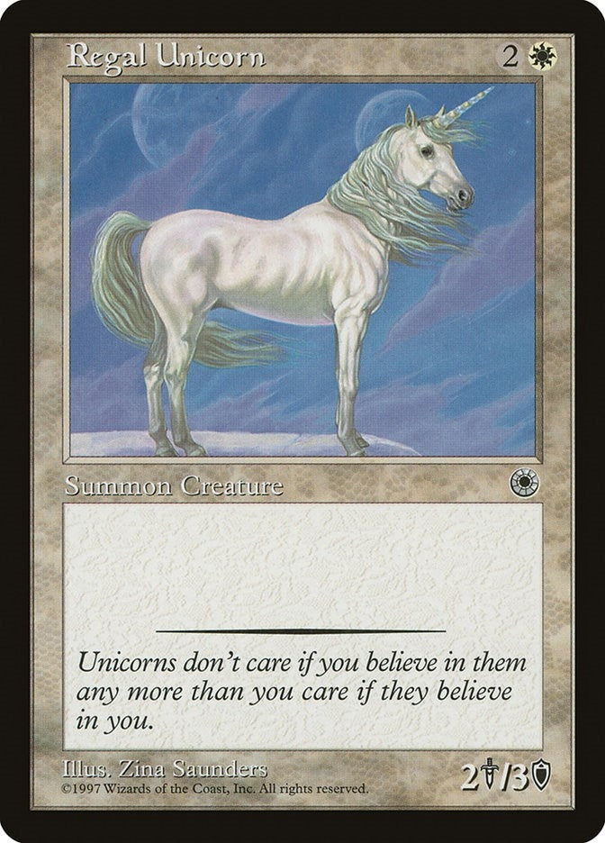 Regal Unicorn [POR] - MTG Single