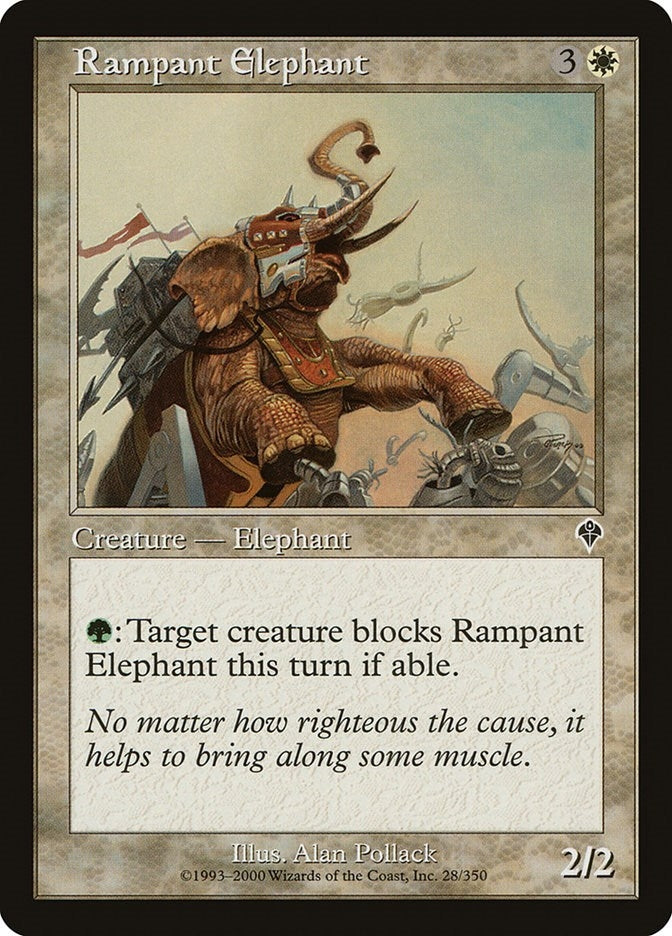 Rampant Elephant (28) [INV] - MTG Single