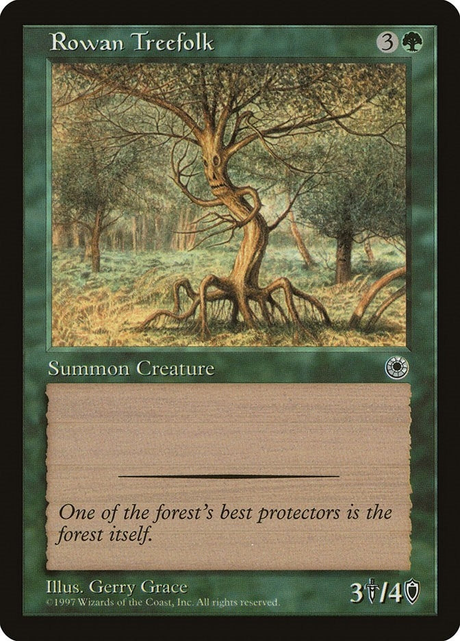 Rowan Treefolk [POR] - MTG Single