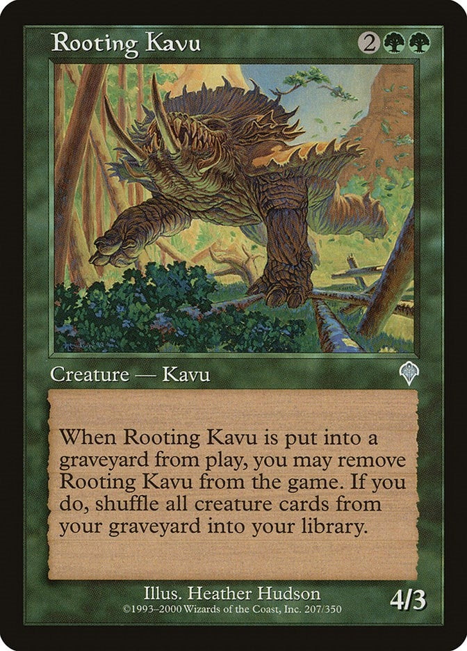 Rooting Kavu (207) [INV] - MTG Single
