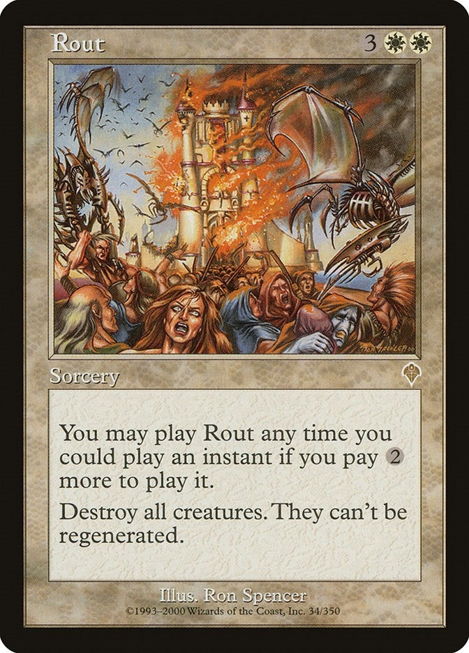 Rout (34) [INV] - MTG Single