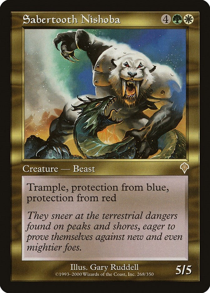 Sabertooth Nishoba (268) [INV] - MTG Single